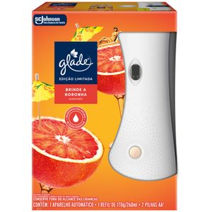 Aparelho e Odorizador de Ambiente Brinde a Noronha Glade Automatic Caixa 260ml Spray Refil