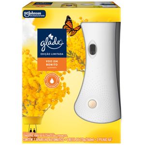 Aparelho e Odorizador de Ambiente Voo em Bonito Glade Automatic Caixa 260ml Spray Refil