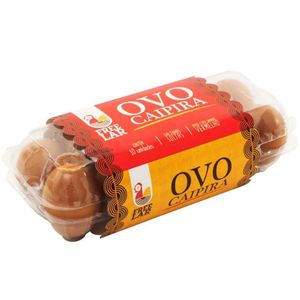 Ovos Caipira Free Lar Com 10 Unidades