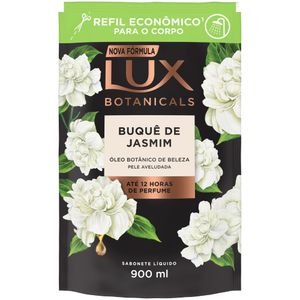 Sabonete Líquido Buquê de Jasmim Lux Botanicals Sachê 900ml Refil Econômico