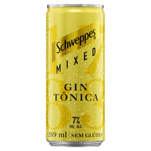 Gin Tônica Schweppes Mixed Lata 269ml