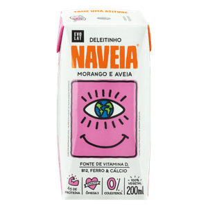 Bebida Aveia Naveia 200ml Morango