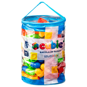 Sacola Cubic Jr Multilaser 80 Peças Grande