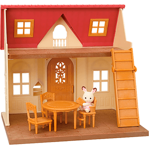 Casinha Sylvanian Families Telhado Vermelho 2 Andares