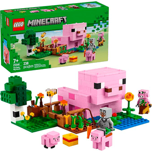 A Casa do Porco Bebê Lego Minecraft