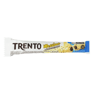 Wafer Branco com Cookies Trento Massimo Pacote 25g