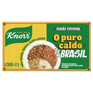 Caldo Tablete Knorr Puro Caldo de Brasil Caixa 57g 6 Unidades