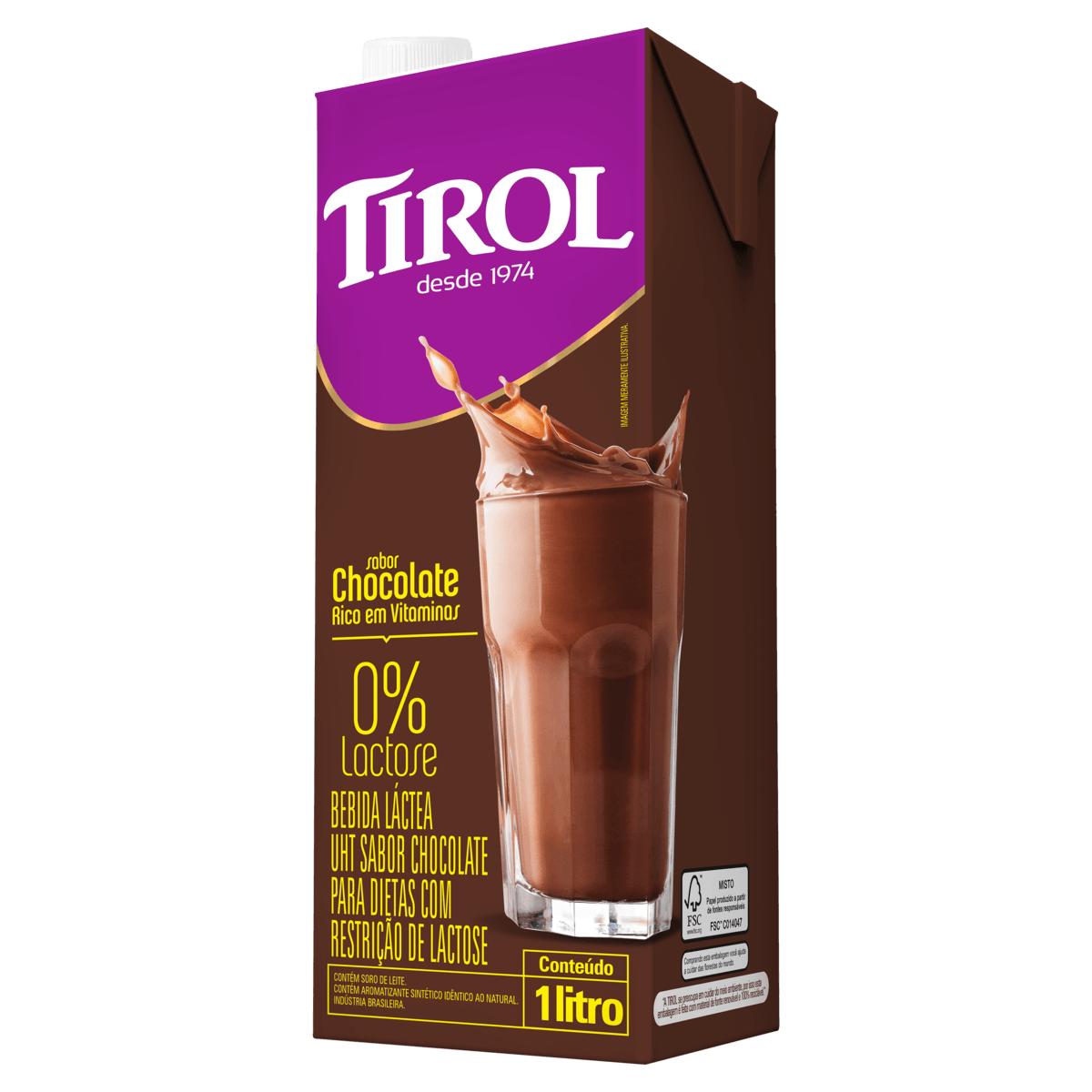 Beb.Lactea Tirolzinho 1l Zero Lactose] - Bistek Supermercados