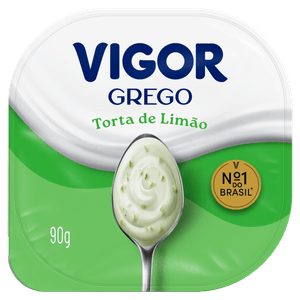 Iogurte Grego Torta de Limão Vigor Pote 90g