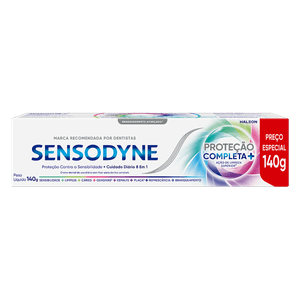 Creme Dental Sensodyne Proteção Completa+ Caixa 140g