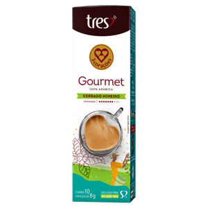 Capsula de Café Espresso Cerrado Mineiro 3 Corações Gourmet 10 unid