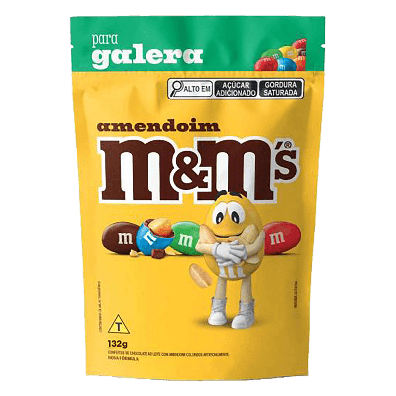 [Confeito M&Ms 132g Amendoim] - Bistek Supermercados - Bistek Supermercados