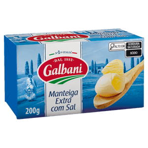Manteiga Extra com Sal Galbani 200g