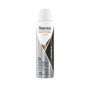 Desodorante Aerosol Antitranspirante Rexona Clinical 150 ml Invisible