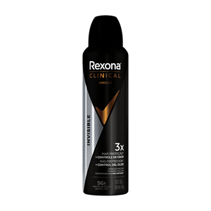 Antitranspirante Aerossol Spray Rexona Clinical Men Invisible 150mL
