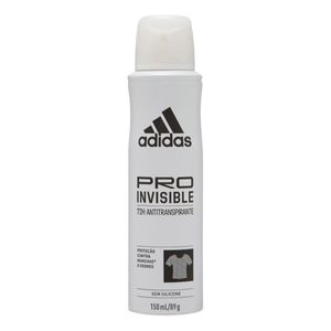 Desodorante Adidas Feminino Aerossol Antitranspirante Pro Invisible 150ml