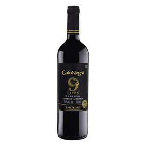 Vinho Chi Gato Negro Reserva 9 Lives San Pedro Cabernet Sauvignon 750ml