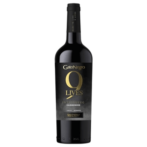 Vinho Chi Gato Negro 9 Lives Carménère Tinto Seco 750ml