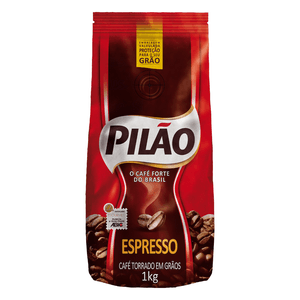 Café Torrado em Grãos Espresso Pilão Pouch 1kg