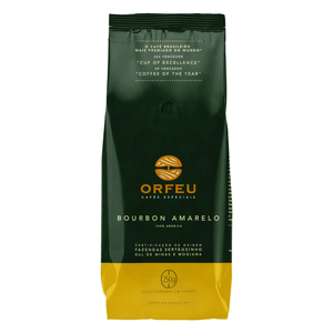 Café Torrado em Grãos Bourbon Amarelo Orfeu Pacote 250g