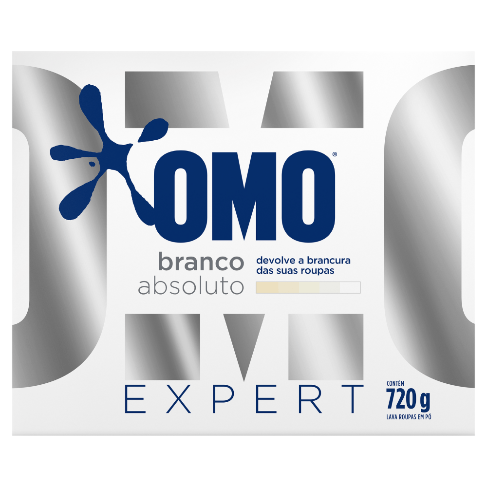 Lava Roupas Pó Roupas Brancas Omo Expert Caixa 720g] - Bistek