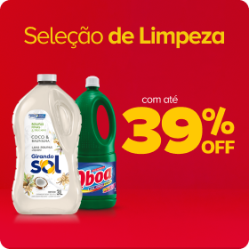 Limpeza com até 39% Off